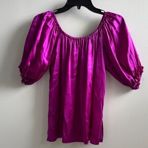 Michelle Farmer  Fuchsia Women's Top